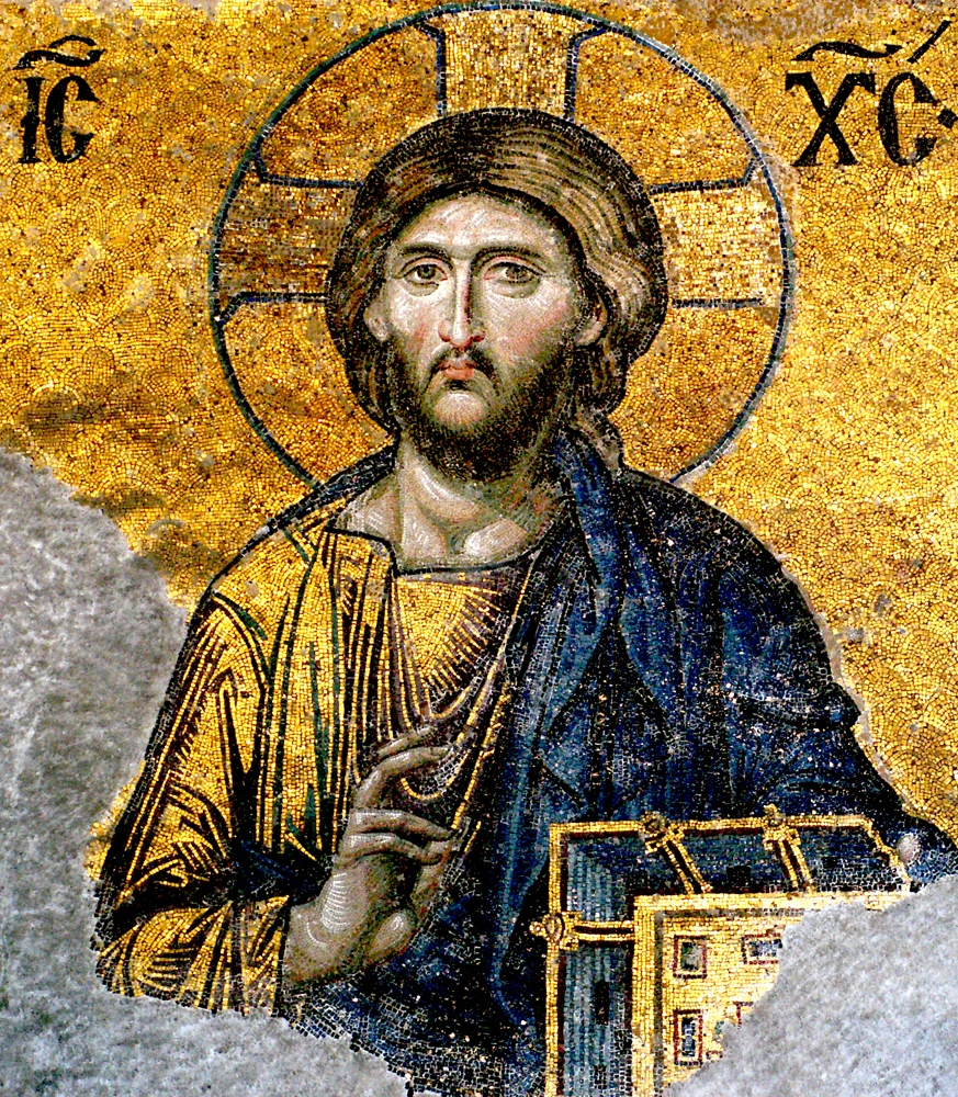 Mosaic portrait of Jesus Christ